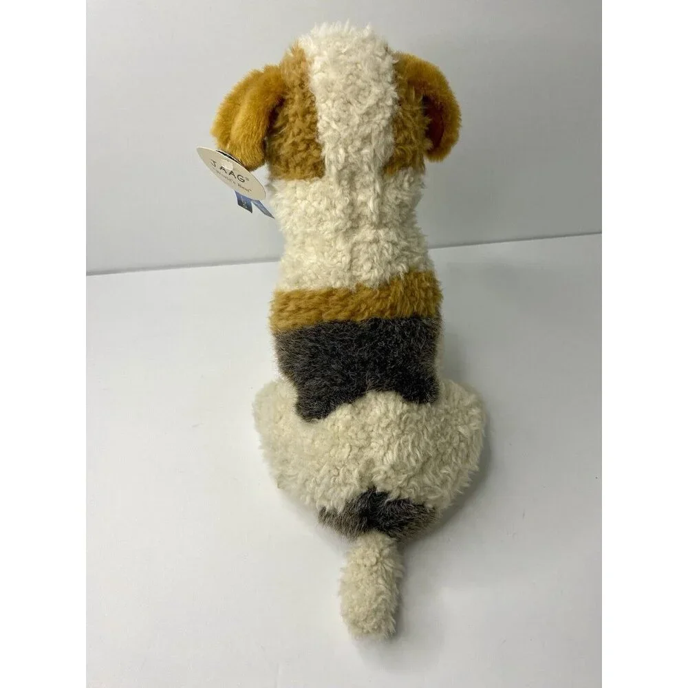 Jaag Fox‎ Terrier Puppy Dog 12” Sitting Plush Stuffed Animal
